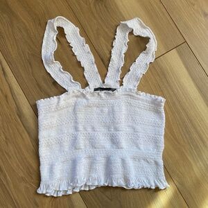 NWOT Primark White Crop Top